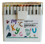 Marcadores Acrílicos con Estuche X60 Colores SL7105