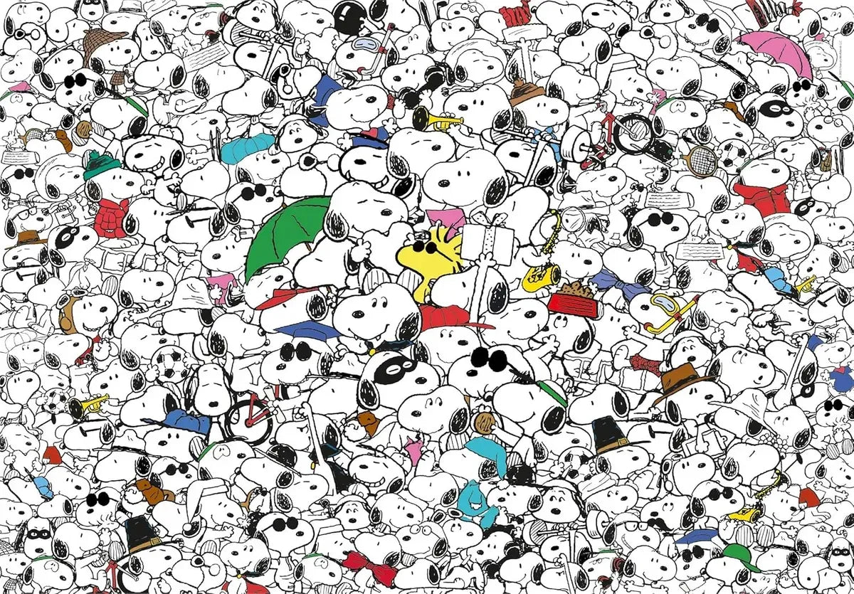 Clementoni Puzzle 1000pzs Peanuts Impossible Compact 39804