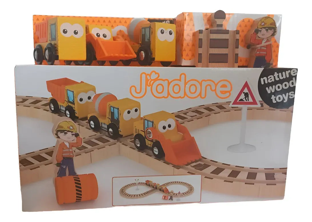 Pista De Madera Set De Contructores 849458