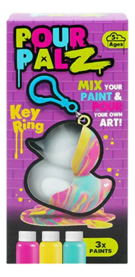 Pour Palz Mini Patos 8cm Clip On Para Pintar TMR016