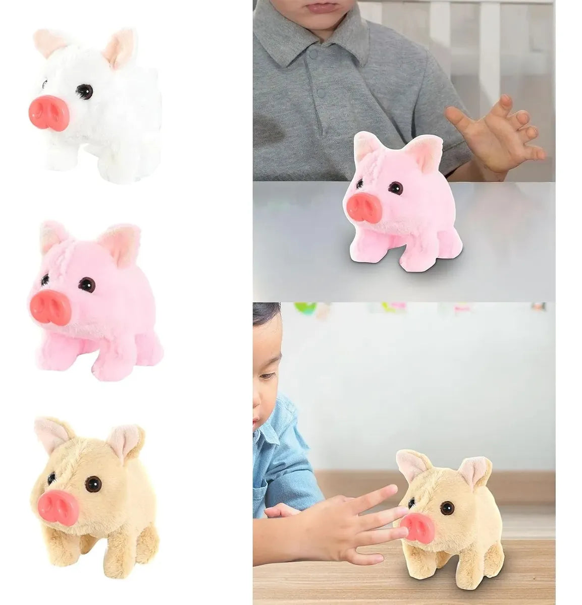 Cerdito de Peluche a Pila Shine KL265