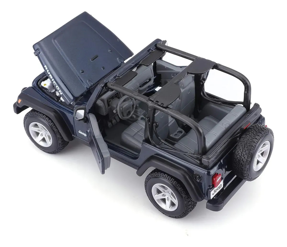 Maisto 1:27 Jeep Wrangler Rubicon Azul Metalizado 31245