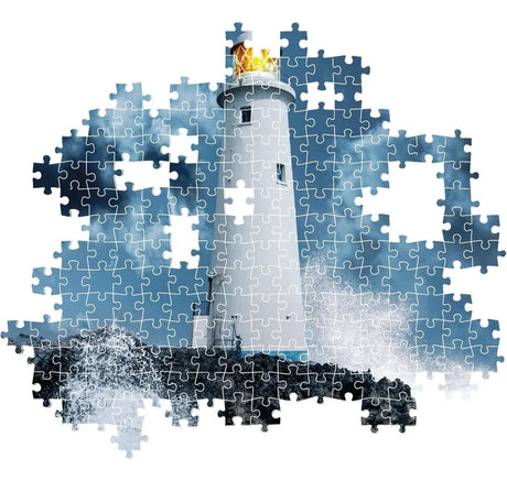 Clementoni Puzzle 1000pzs Faro en la tormenta 39828
