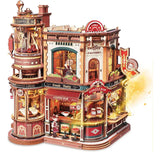 Robotime Puzzle 3d Dream Coffee Factory Rokr Eab02