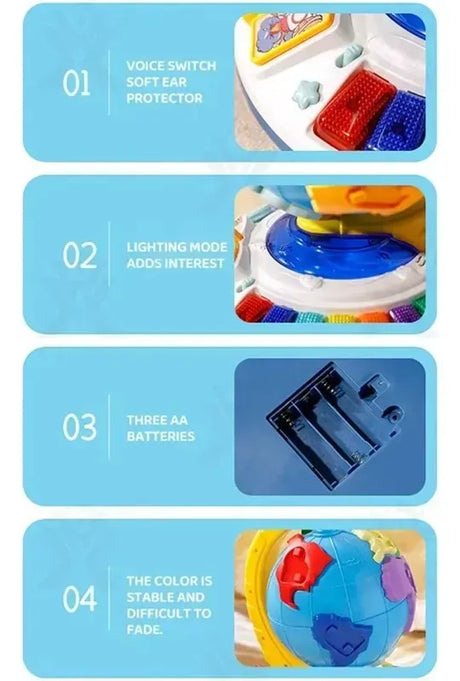 Globo Terraqueo Romp. Inf. QX-9301 134977-c 7149