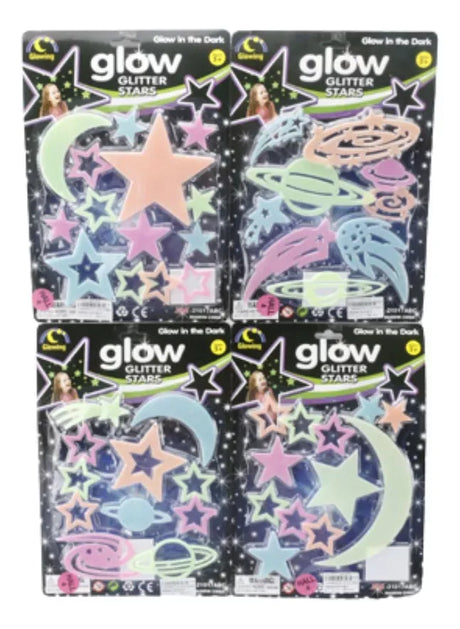 Glow Glitter Estrellas 1300854