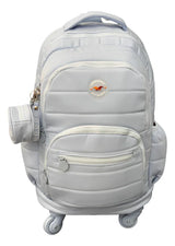 Mochila Carrito Escolar 18 Pulgadas Sl2501c Kinderland Celeste