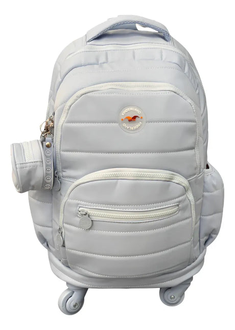 Mochila Carrito Escolar 18 Pulgadas Sl2501c Kinderland Celeste