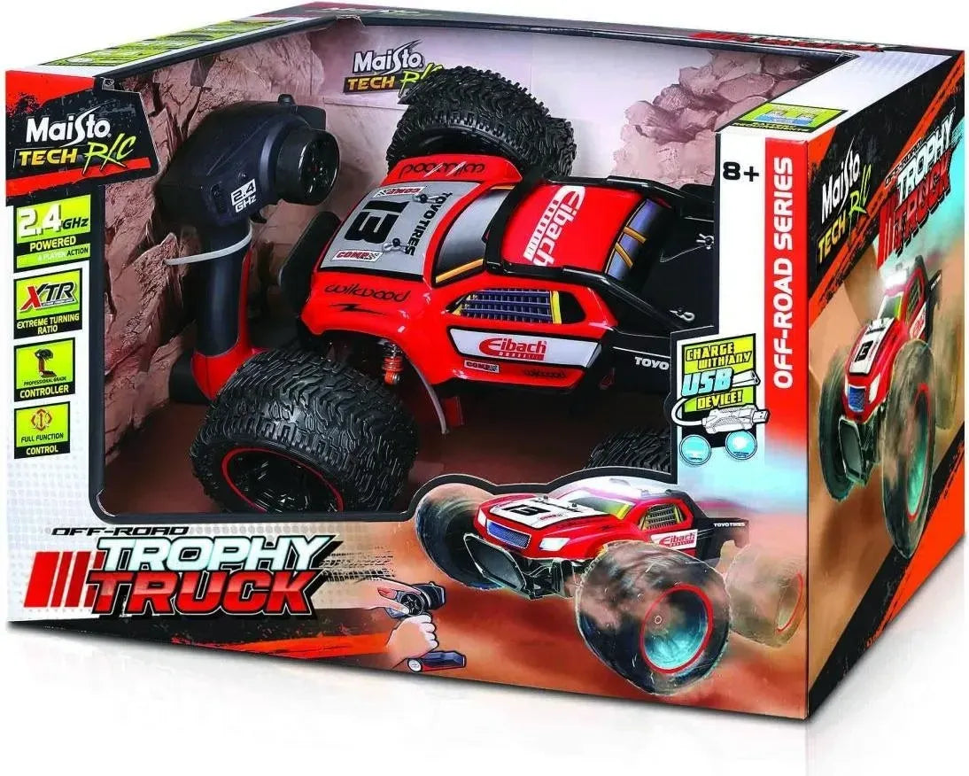 Maisto Off Road Trophy Truck a Radio Control Rojo 81466