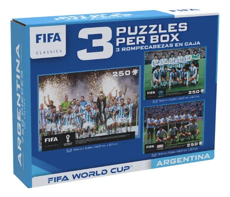 Rompecabezas Puzzle X3 Argentina 250pzs Fifa Fwc-0012-01