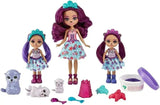 Enchantimals Set Muñeca Familia Y Animalitos Hcf94 Mattel