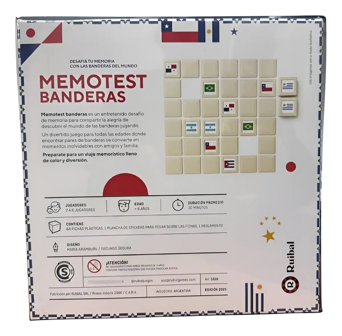 Memotest Juego De La Memoria 1516