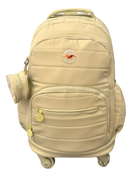 Mochila Carrito Escolar 18 Pulgadas Sl2501v Kinderland Verde