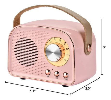 Mini Parlante Vintage Bluetooth KL820 Shine