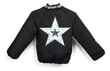 Chimola Campera Bomber Star Talle 10 Black J05