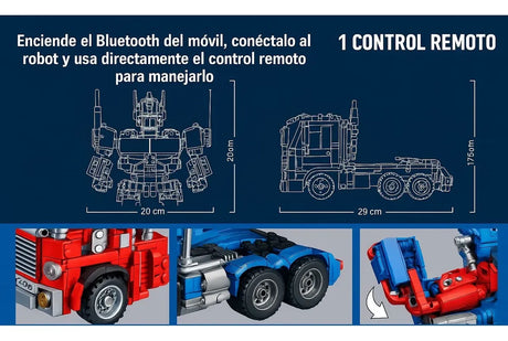 Panlos Brick Camion Transformable A Radio Control 2344694