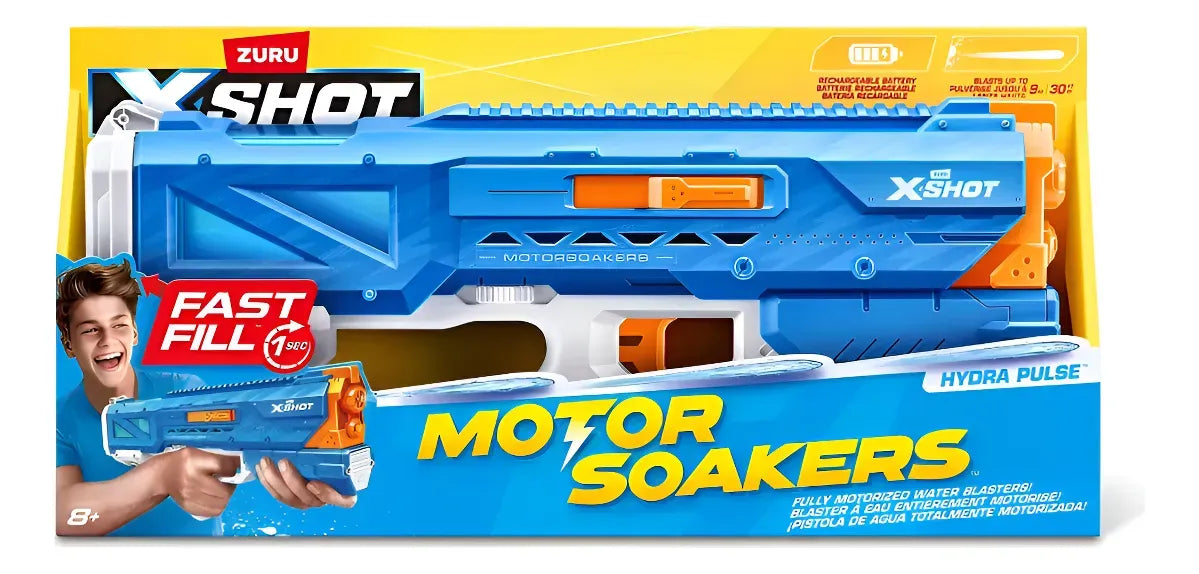 X-Shot Water Fast Fill Motor Soaker Hydra Pulse 7835