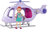 Polly Pocket Lila Con Helicóptero De Vacaciones Gkl59 Mattel