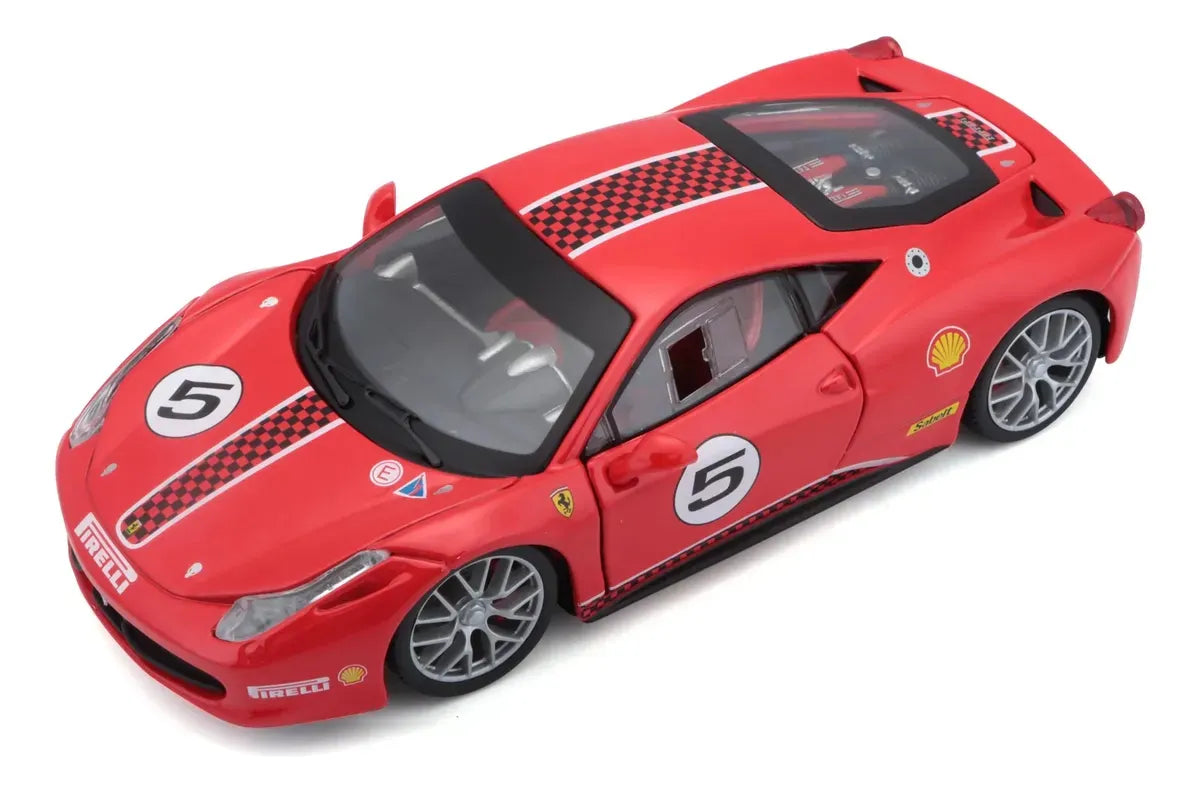Bburago 1:24 Ferrari 458 Challenge Rojo 18-26302