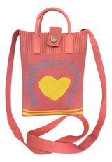 Bandolera Mini Tote Con Manijas Y Correa 18x22cm Sl2302 Shine