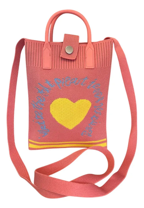 Bandolera Mini Tote Con Manijas Y Correa 18x22cm Sl2302 Shine