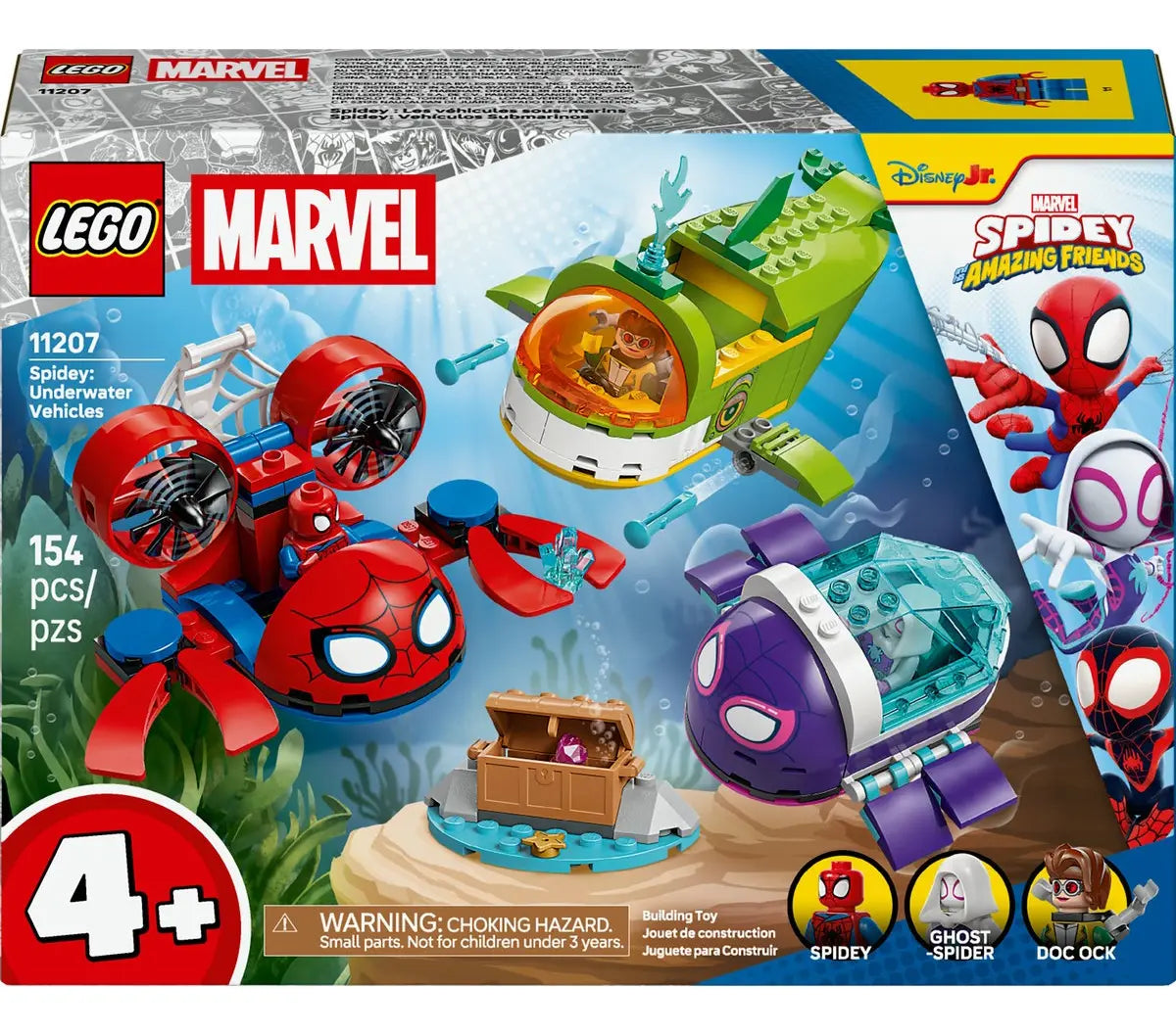 Lego Marvel: Spidey Vehículos Submarinos 11207