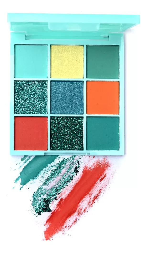 Sombras Para Ojos Eyeshadow Nude Estuche Verde Agua 3 39550