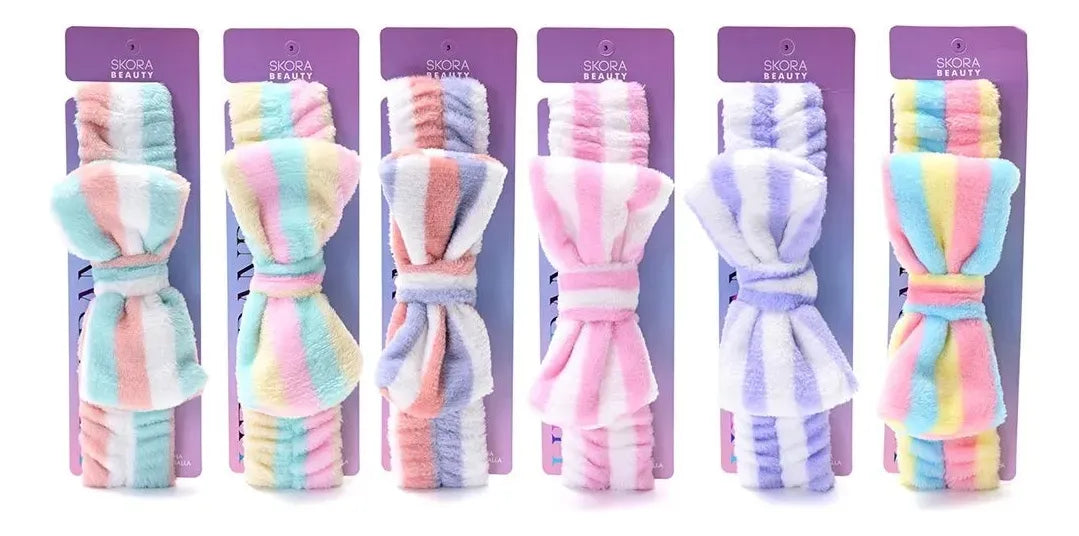 Skora Beauty Vincha Maquillaje Skincare Rayas 38939