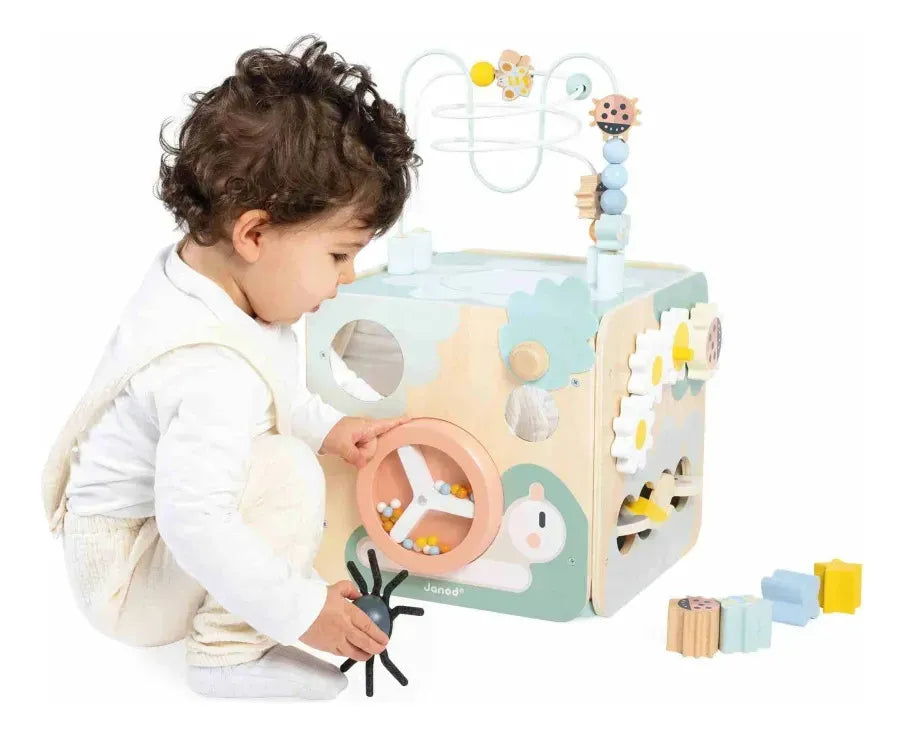 Janod Maxicubo Didáctico Multiactividad Sweet Cocoon J04060