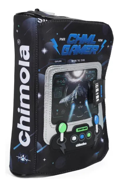 Chimola Cartuchera Gamer Nave Black FS145