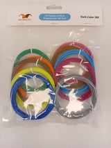 Repuesto Filamento Lapiz 3d 10 Colores 30mts Pla Shine
