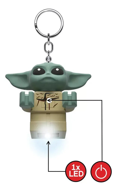 Lego Llavero Grogu Star Wars Con Luz LGL-KE179AH LE014