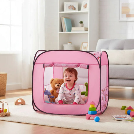 Carpa De Juegos Infantil Pelotero + 6 Pelotas 3104765 Shine Rosa