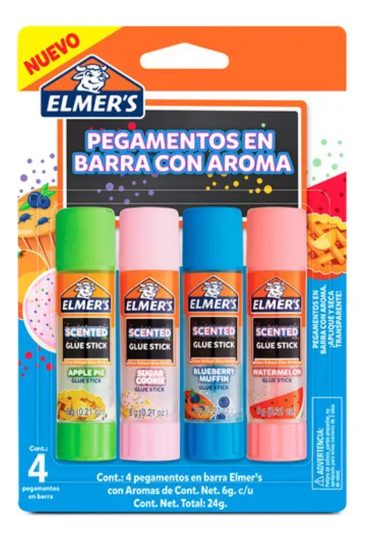 Elmers Pegamentos en Barra con Aroma x4 2170381