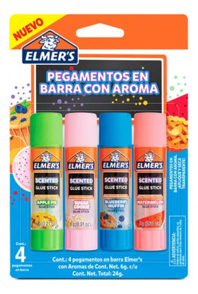 Elmers Pegamentos en Barra con Aroma x4 2170381