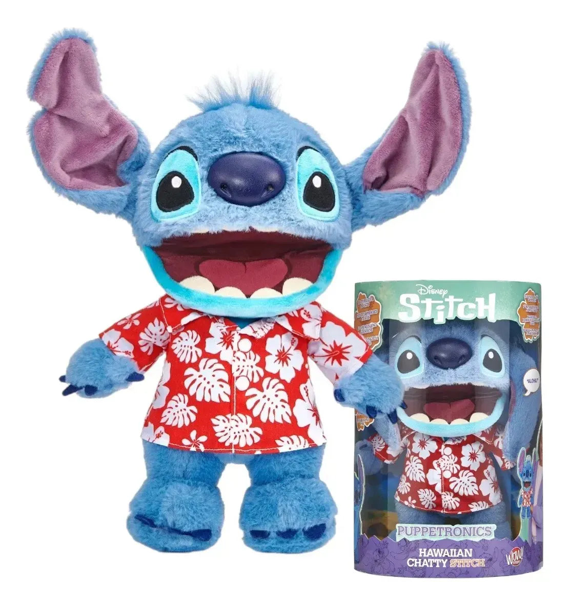 Stitch Hawaiian Puppetronic Real Fx 30cm 59172