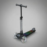 Monopatín Infantil 3 Ruedas Con Luces Gris Yx-hls02 Shine