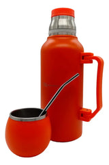 Termo con pico matero 1,3L Tapa doble pared + Bombilla 16110/635