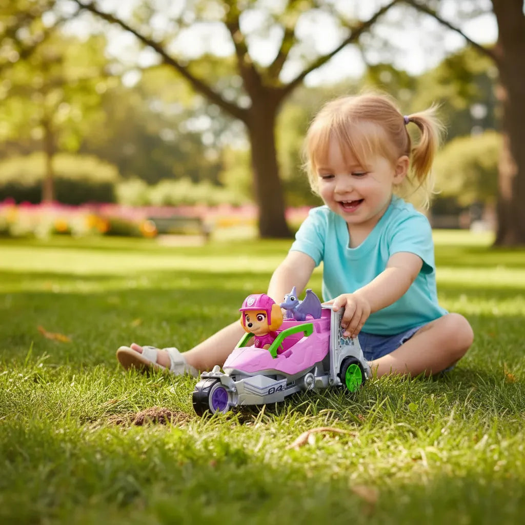 Paw Patrol Dino Vehiculo Skye Con Dinosaurio 97236/6075758