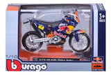 Bburago 1:18 Red Bull KTM Motorcycle 18-51073