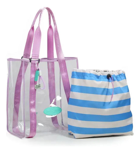 Chimola Bolso De Playa Cande Blue BP133