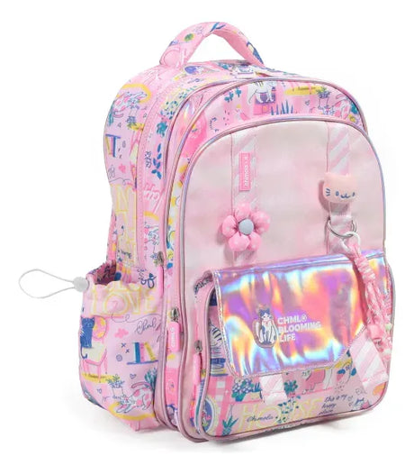 Chimola Mochila Espalda 17p My Friends Blooming Pink TR189