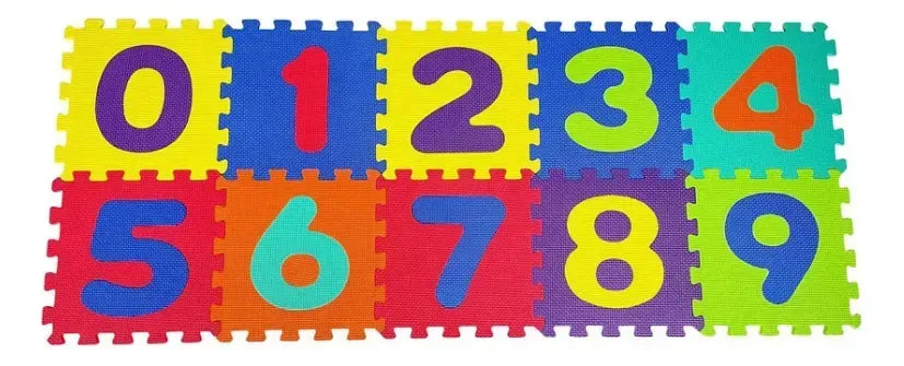 Duck Alfombra Numeros 10 pzs 30x30cm GE120225