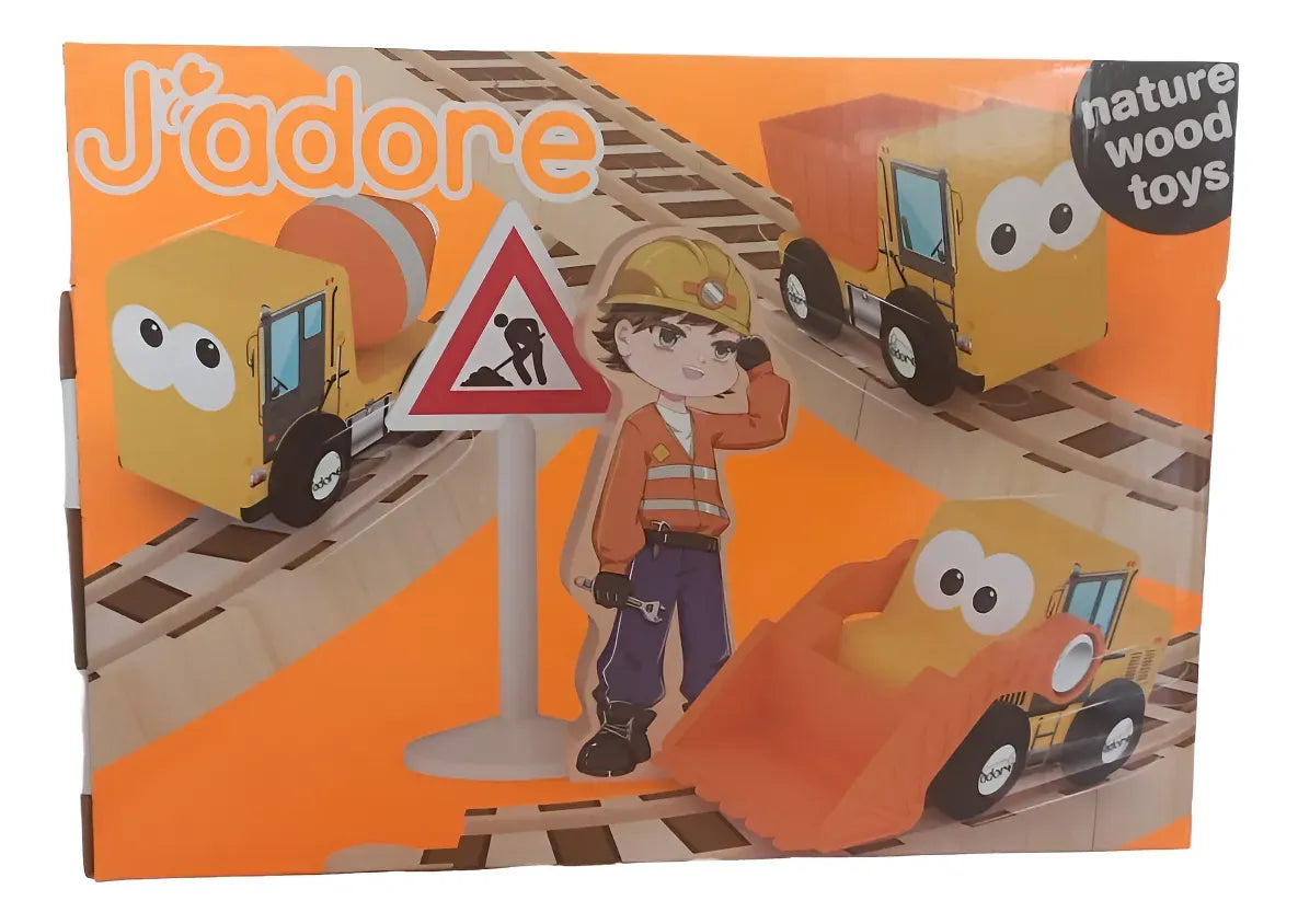 Pista De Madera Set De Contructores 849458