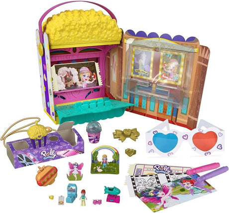 Polly Pocket Cofre De Pochoclos Con Accesorios Gvc96 Mattel