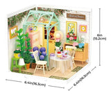 Robotime Puzzle 3d Jardin De Te Floreciente Dw013b Rolife