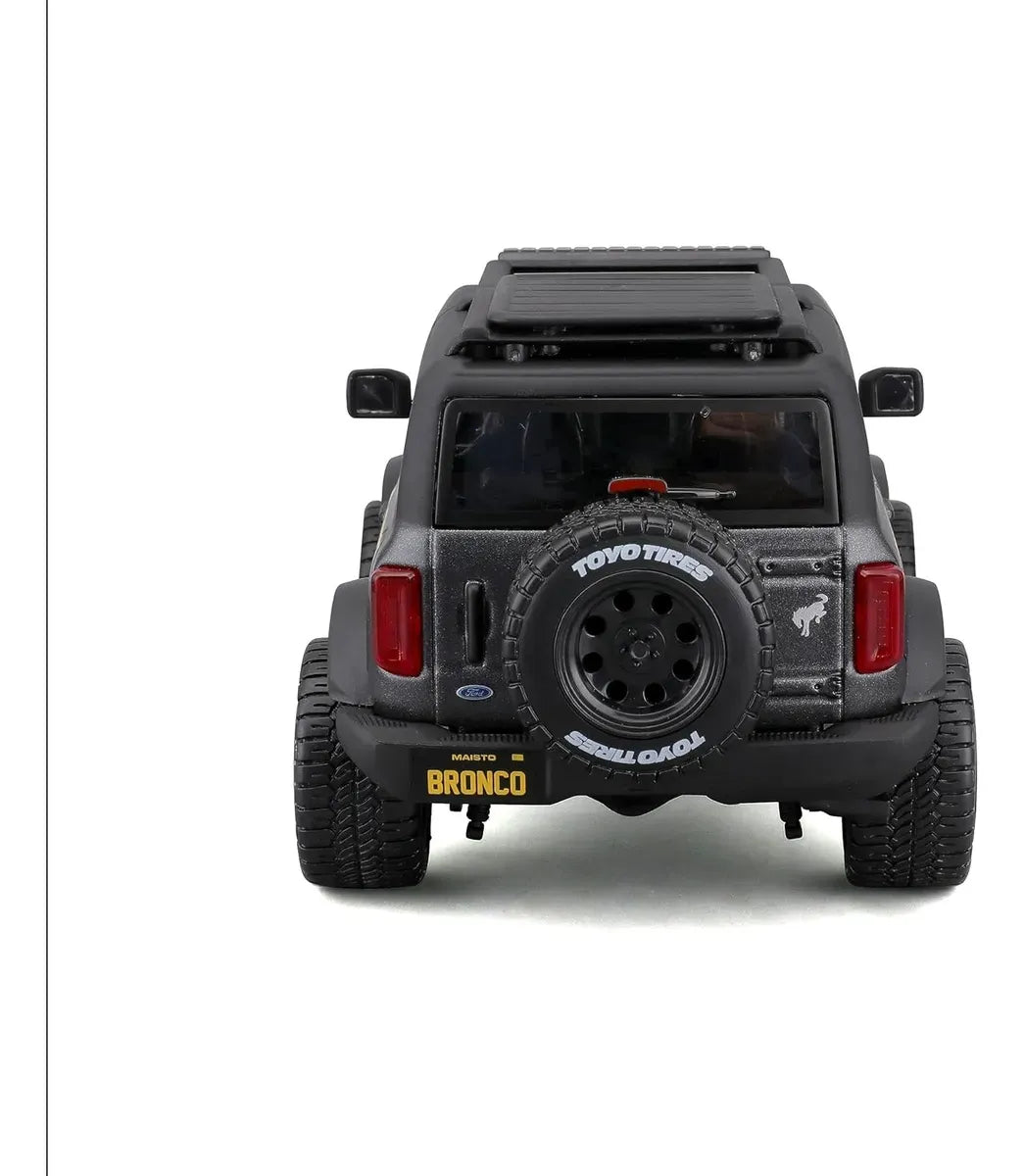 Maisto 1:24 Ford Bronco Off-Road 2021 Gris Carbonizado 32541