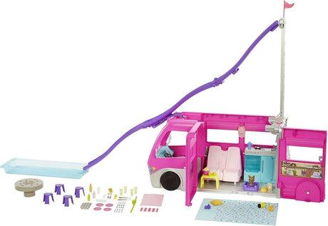 Barbie Casa 2 Pisos Amueblada Para Muñecas Hcd48 Mattel