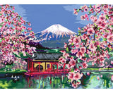 Ravensburger CreArt Serie B Canvas Pinta Por Numeros Jap.Cherry Blossom 23914
