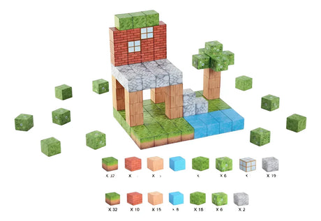 Bloques Magnéticos Cubos Steam Minecraft Shine 2960009